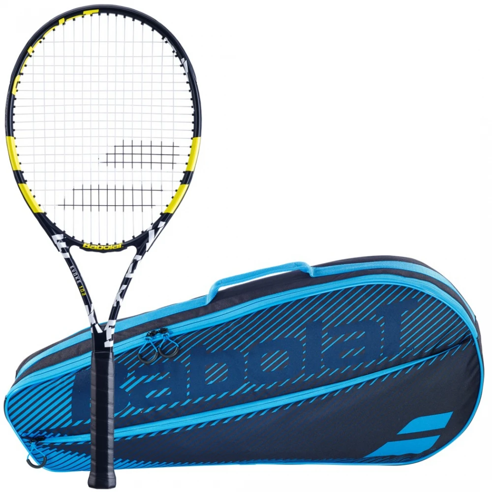 Babolat Evoke 102 + Blue Club Bag Tennis Starter Bundle