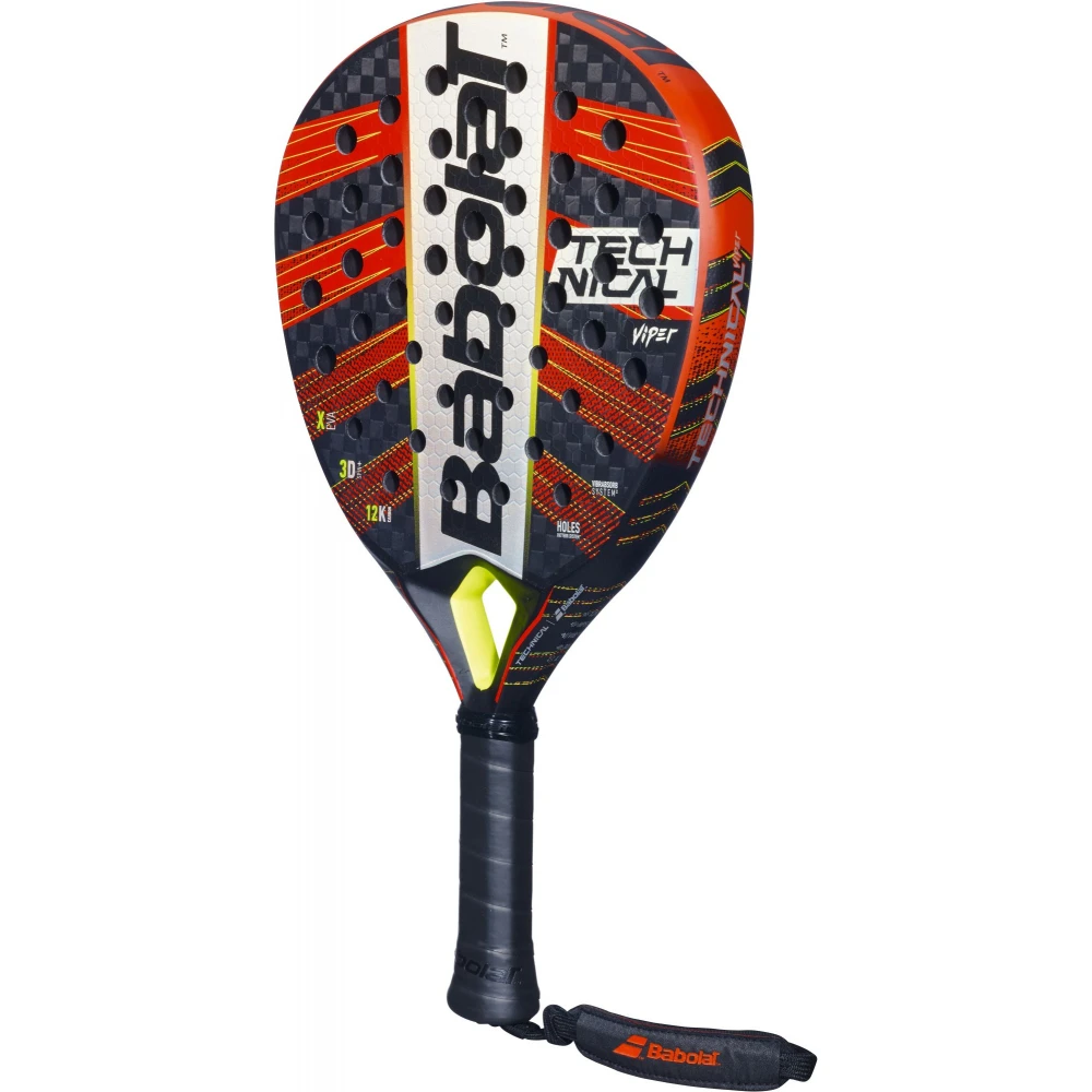Babolat Technical Viper Padel Racket (Red/Black) 2 Babolat Technical Viper Padel Racket (Red/Black) - Image 2