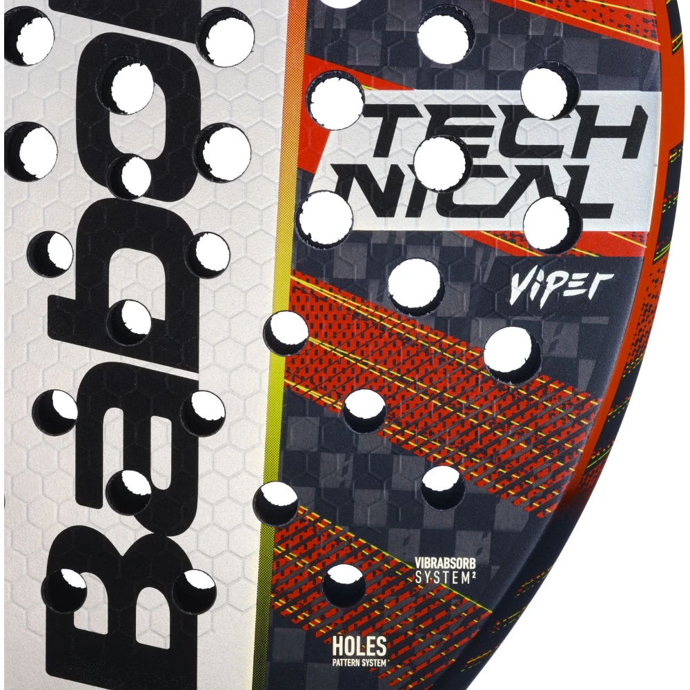 Babolat Technical Viper Padel Racket (Red/Black) 3 Babolat Technical Viper Padel Racket (Red/Black) - Image 3
