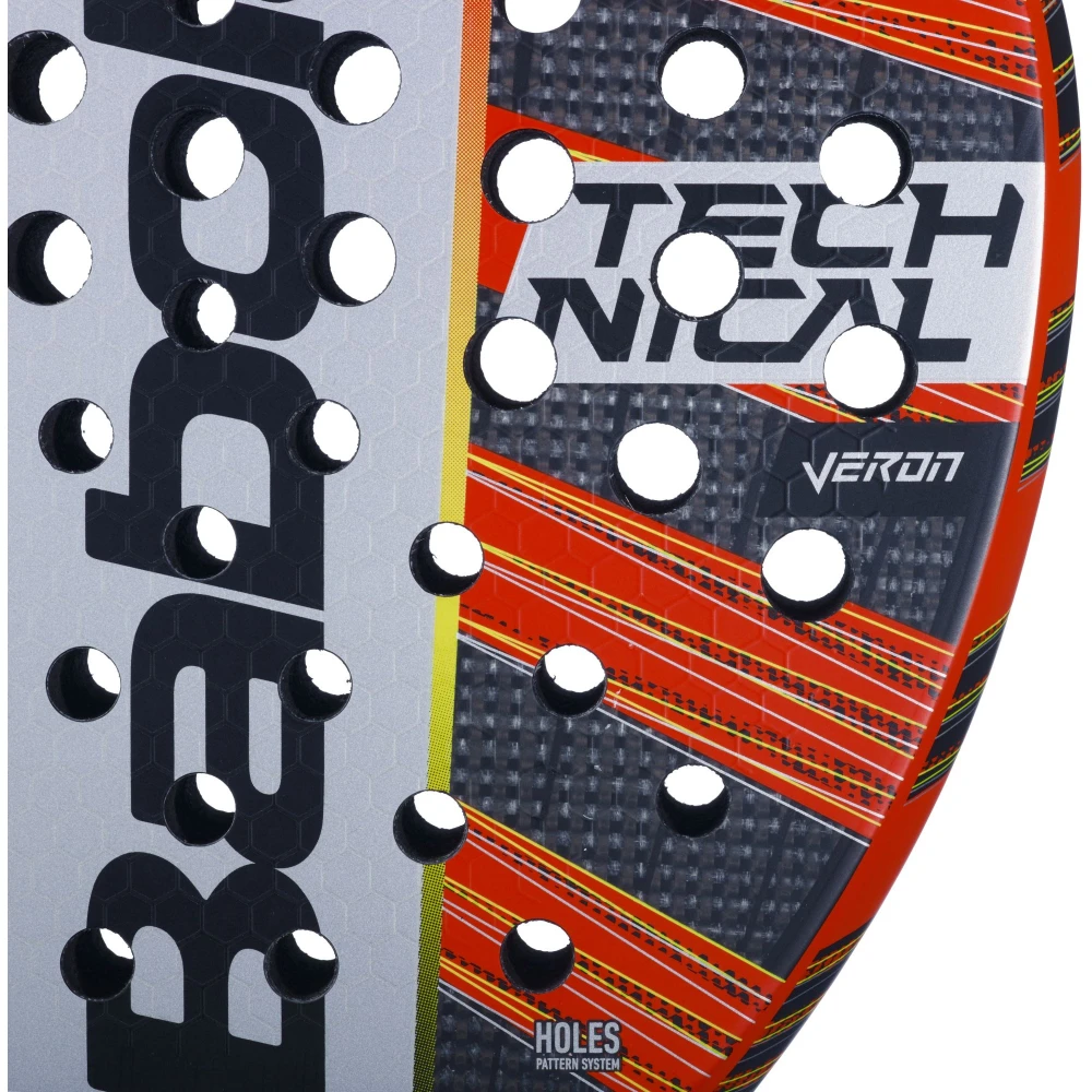Babolat Technical Veron Padel Racket (Red/Black) 3 Babolat Technical Veron Padel Racket (Red/Black) - Image 3