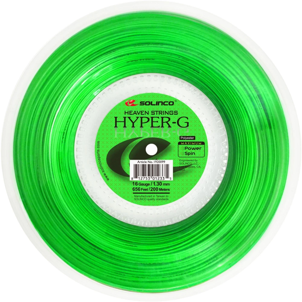 Solinco Hyper-G 19g Tennis String (Reel) 1 Solinco Hyper-G 19g Tennis String (Reel)