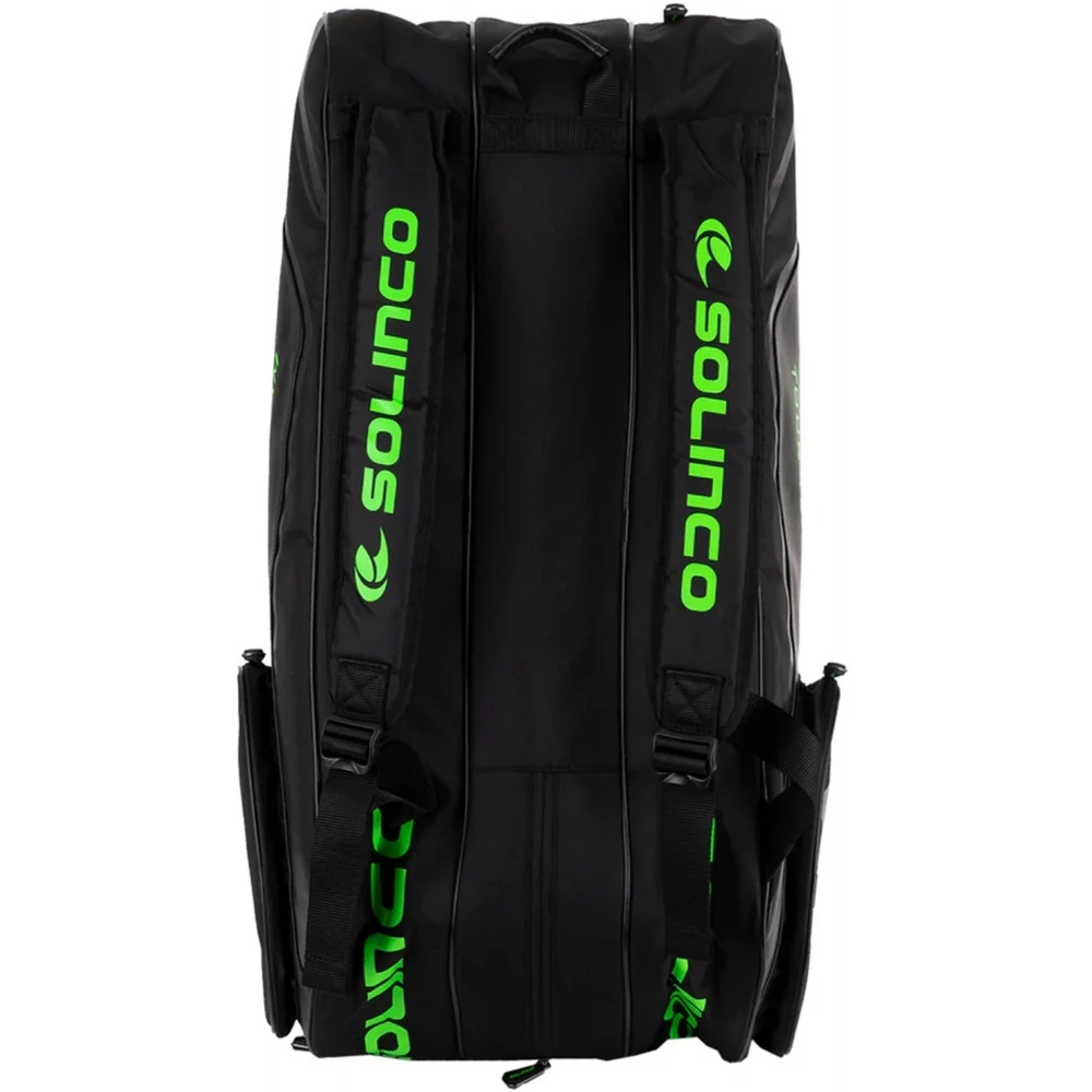 Solinco Tour 15 Pack Tennis Racquet Bag (Black/Neon Green) - Image 3
