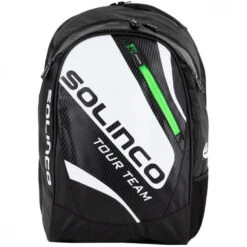 Solinco Tour Tennis Backpack (Black/White) 5 Solinco Tour Tennis Backpack (Black/White) -Racket Equipment Store 1920138 Solinco Tour Tennis Backpack Black White a 1000 1000