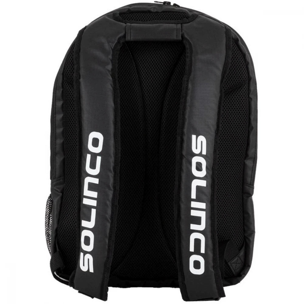 Solinco Tour Tennis Backpack (Black/White) 2 Solinco Tour Tennis Backpack (Black/White) - Image 2