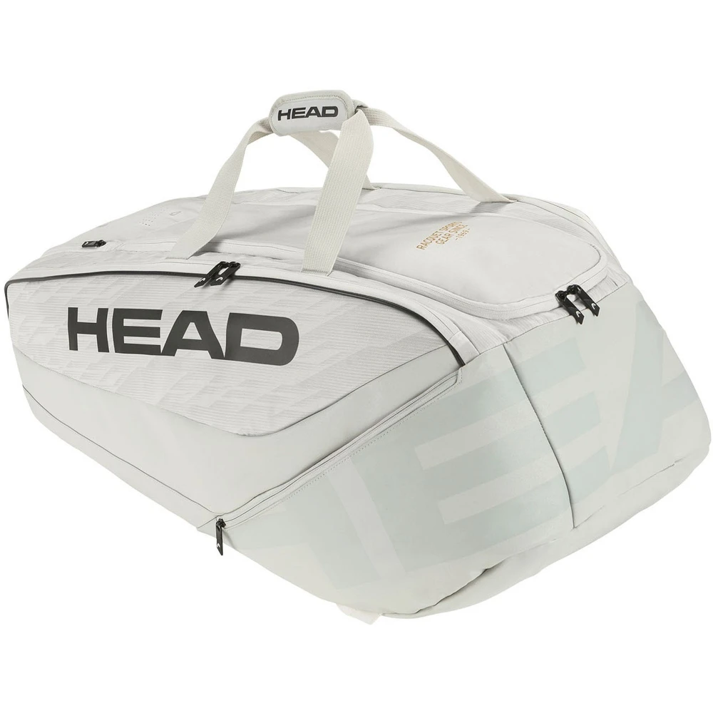 Head Pro X 12R XL Tennis Bag (Corduroy White/Black) 1 Head Pro X 12R XL Tennis Bag (Corduroy White/Black)