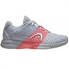 Head Women’s Revolt Pro 4.0 Pickleball Shoes (Grey/Coral)