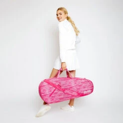 Ame & Lulu 3 Racquet Tennis Bag (Pink Grunge) -Racket Equipment Store 3rb191 ame lulu 3 racquet tennis bag pink grunge 1 1000 1000