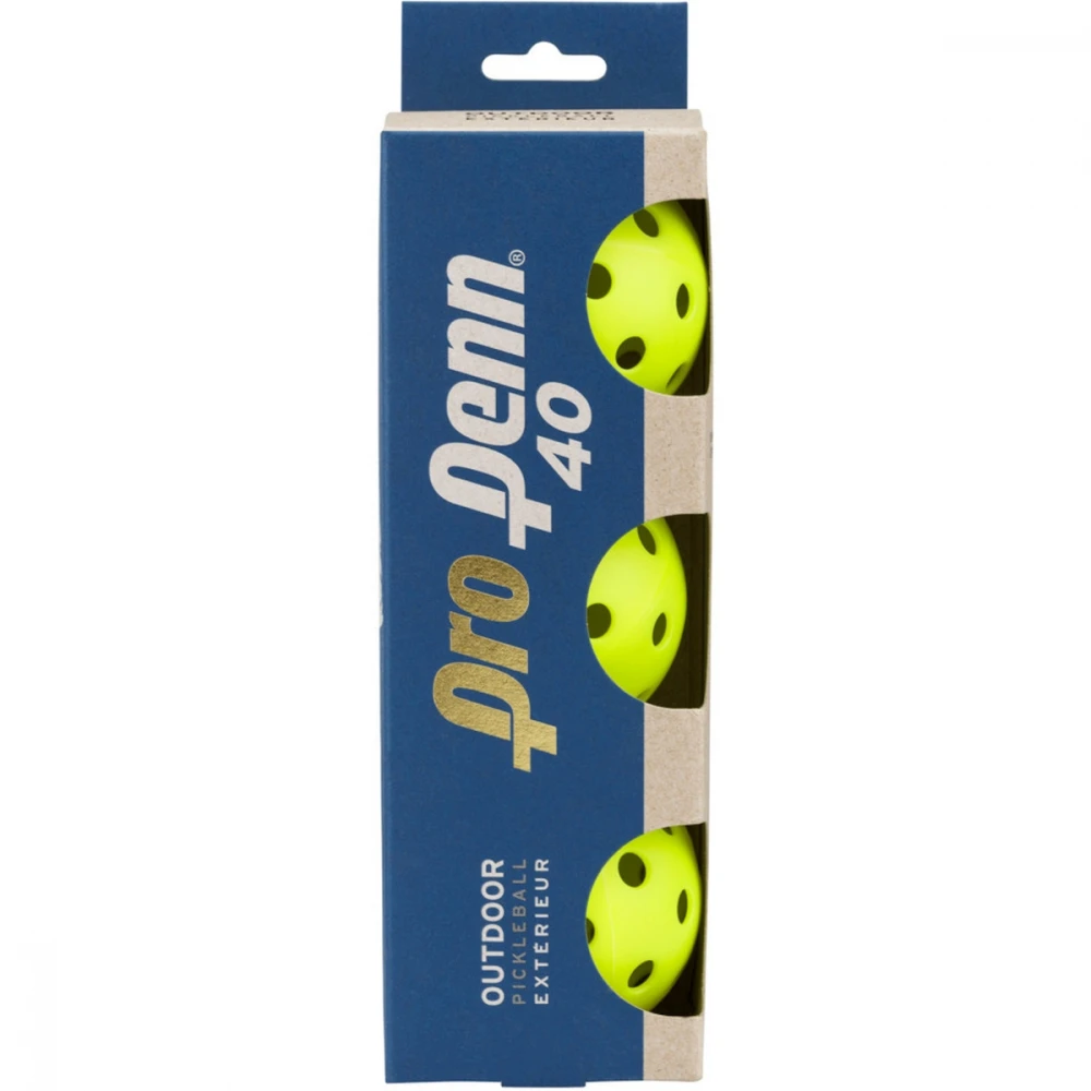 Head Pro Penn 40 Outdoor Pickleballs (3-Pack)