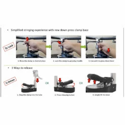 Tourna 700-ES Electric Stringing Machine 8 Tourna 700-ES Electric Stringing Machine -Racket Equipment Store 700 ES Tourna Electric Stringing Machine downpressedclamp2 1000 1000
