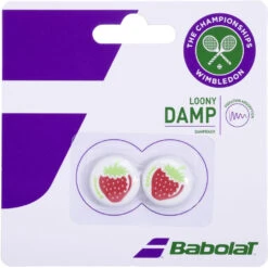 Babolat Wimbledon Loony Damp Strawberry Vibration Dampener X2