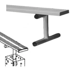 Permanent 7 1/2 Foot Bench W/o Back