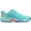 K-Swiss Women’s Express Light Pickleball Shoes (Aruba Blue/Maul Blue/Soft Neon Pink)