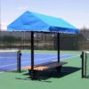 SunTrends 8-Foot Tennis Court Cabana Bench - Flat