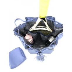 NiceAces Women’s DARA Vegan Leather Tennis Bag (Periwinkle) -Racket Equipment Store DRBGBLU ins 1000 1000