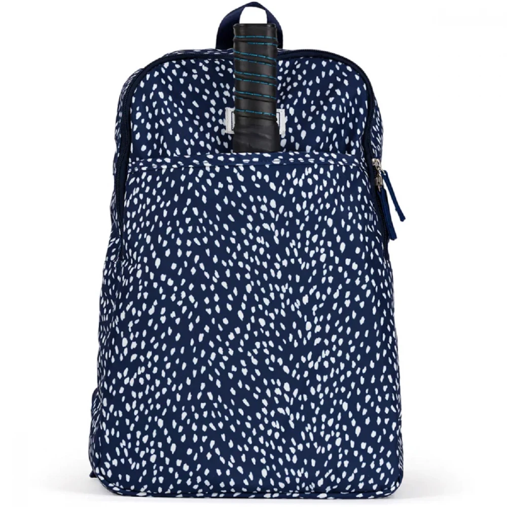 Ame & Lulu Drop Shot Pickleball Backpack (Navy Antelope) 1 Ame & Lulu Drop Shot Pickleball Backpack (Navy Antelope)