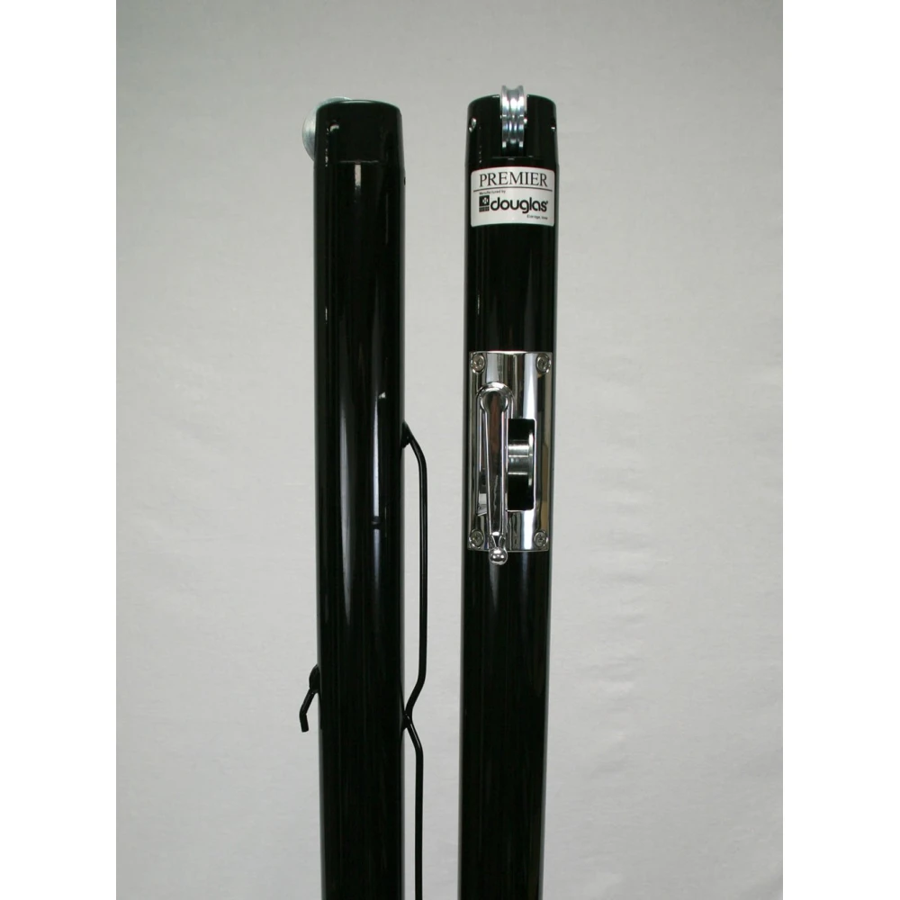 Douglas Premier™ XS-36 Pickleball Posts (Black) (2-7/8” OD), 36” Above Ground - Image 3