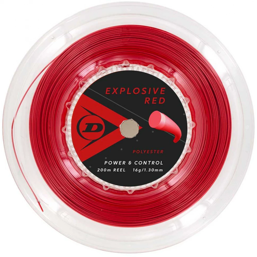 Dunlop Explosive Red 16g Tennis String (Reel) 1 Dunlop Explosive Red 16g Tennis String (Reel)
