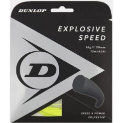 Dunlop Explosive Speed Yellow 16g Tennis String (Set)
