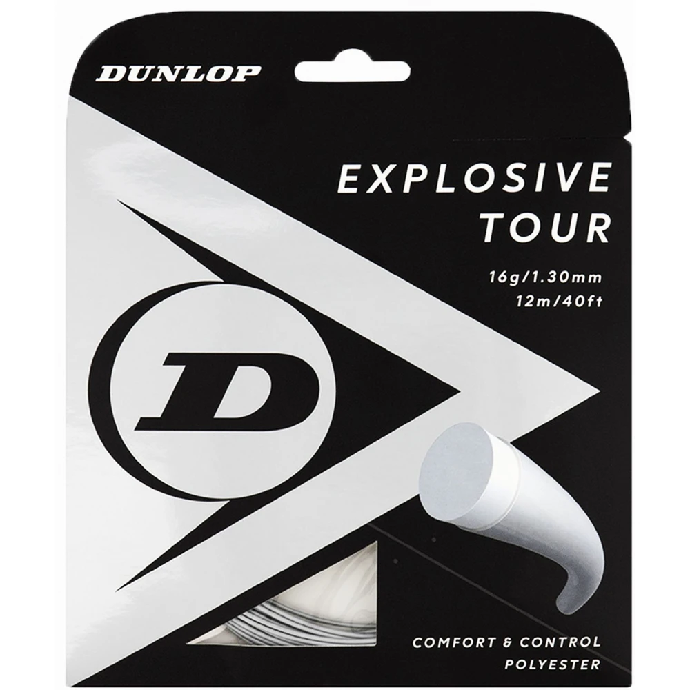 Dunlop Explosive Tour Silver 16g Tennis String (Set) 1 Dunlop Explosive Tour Silver 16g Tennis String (Set)