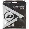 Dunlop Explosive Spin Black 17g Tennis String (Set)