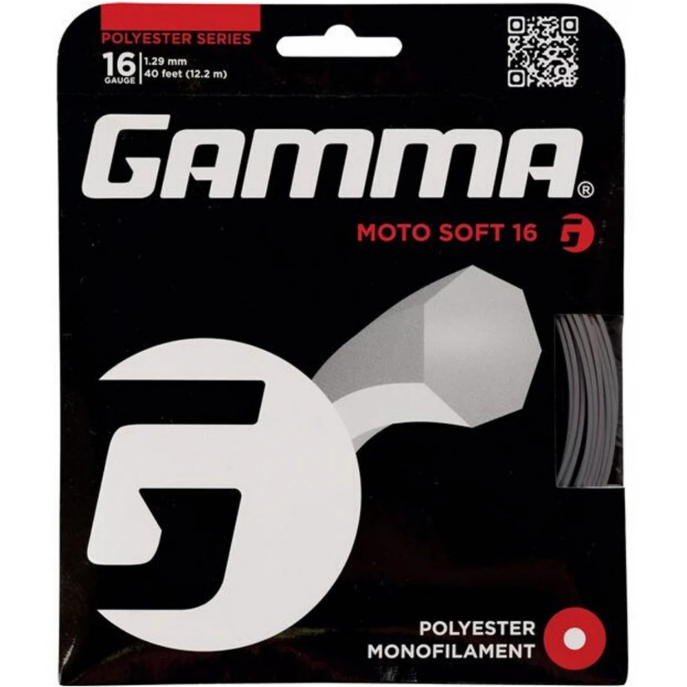 Gamma Moto Soft 17g Tennis String (Set) 1 Gamma Moto Soft 17g Tennis String (Set)
