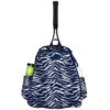 Ame & Lulu Game On Tennis Backpack (Navy Tiger Stripe)