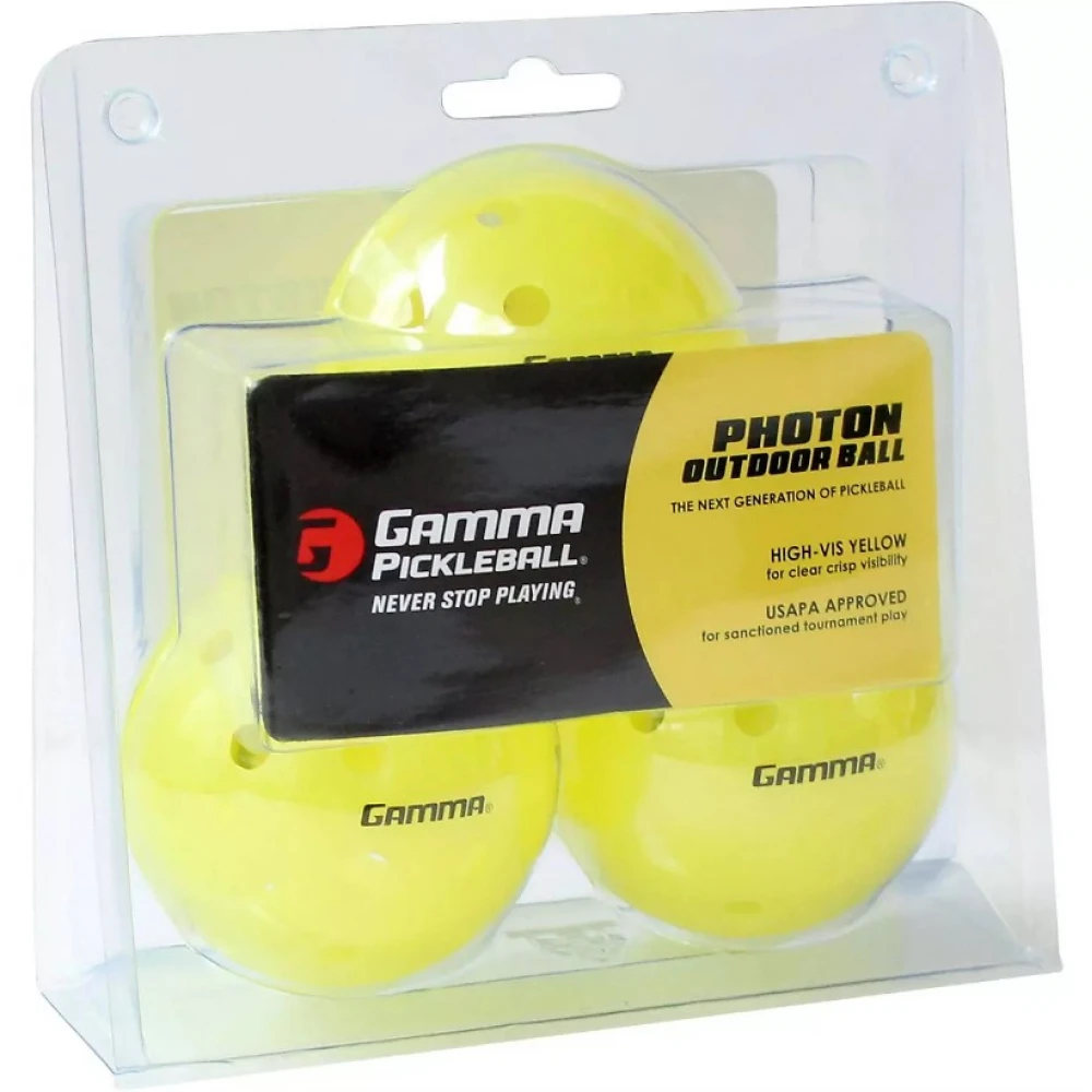 Gamma Photon Outdoor Pickleball Balls (3 Pack) 1 Gamma Photon Outdoor Pickleball Balls (3 Pack)