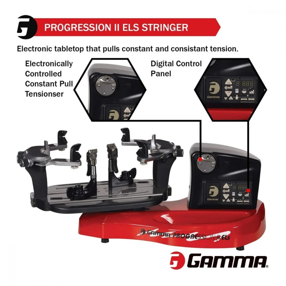 GAMMA Progression II ELS 6pt Quick Mount Stringing Machine - Image 2