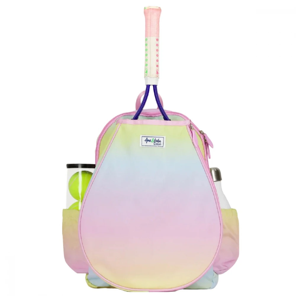 Ame & Lulu Little Love Tennis Backpack (Rainbow Sherbert) 1 Ame & Lulu Little Love Tennis Backpack (Rainbow Sherbert)