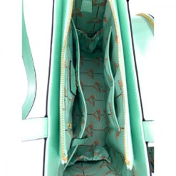 NiceAces Women’s Maya Handmade Vegan Leather Tennis Tote (Mint) 5 NiceAces Women’s Maya Handmade Vegan Leather Tennis Tote (Mint) -Racket Equipment Store MYTBGRN Nice Aces Womens MAYA Tennis Tote Mint c 1000 1000