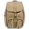 NiceAces Women’s SARA Handmade Vegan Leather Tennis Backpack (Beige)