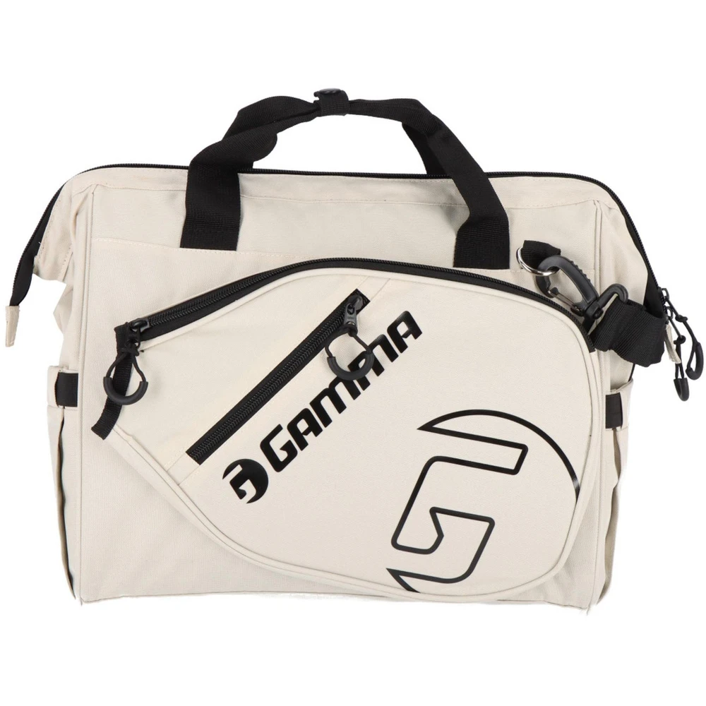 Gamma Tour Tote Pickleball Bag (Off White) 1 Gamma Tour Tote Pickleball Bag (Off White)