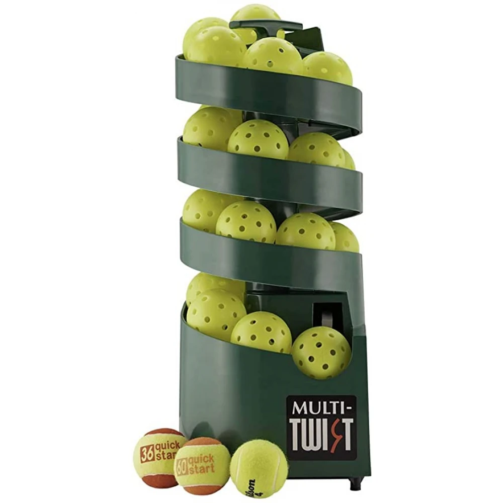 Sports Tutor Multi Twist Pickleball & Quickstart Practice Machine 1 Sports Tutor Multi Twist Pickleball & Quickstart Practice Machine