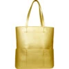 SportsChic Women’s Vegan Maxi Tennis Tote Bag (Gold)