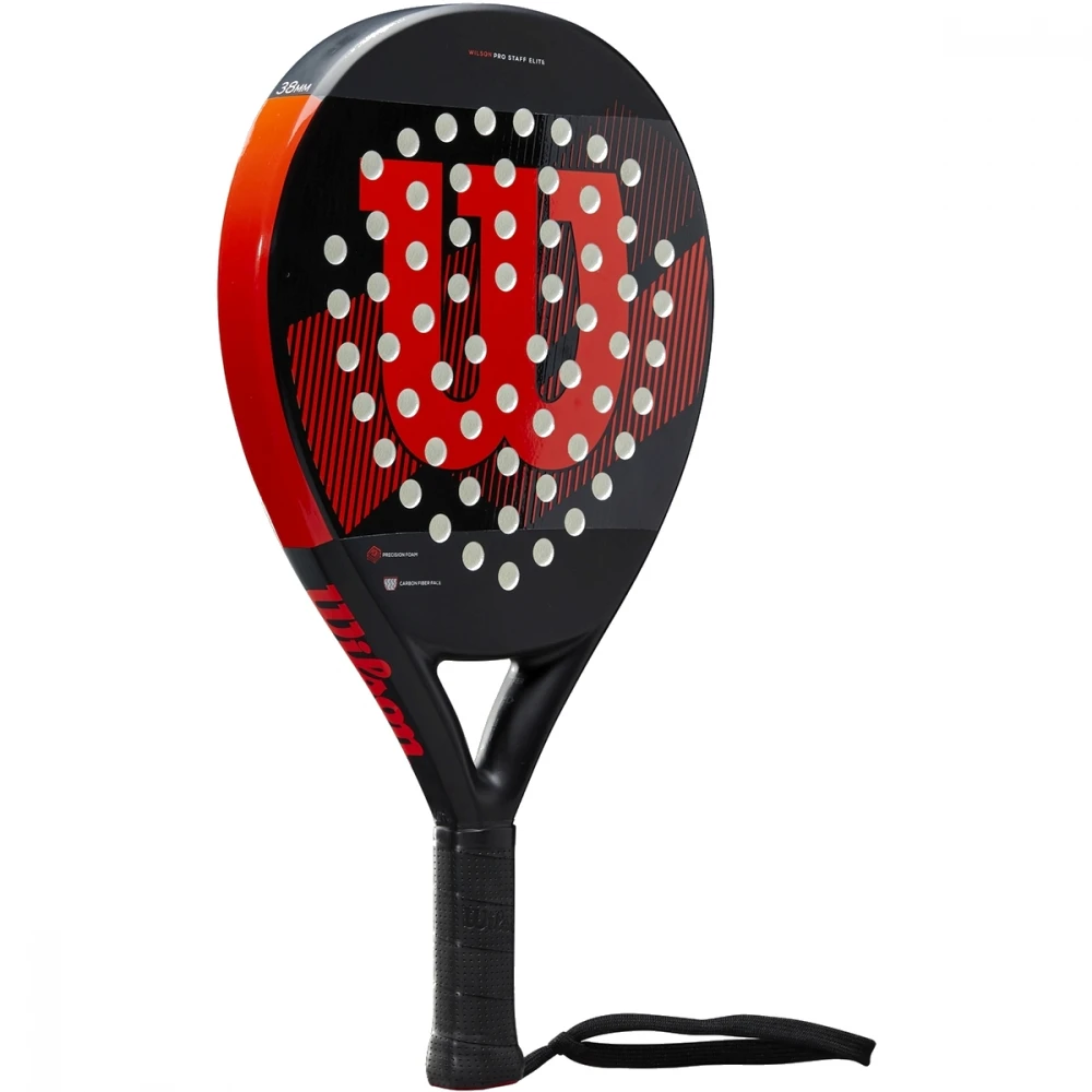 Wilson Pro Staff Elite Padel Racket (Black/Red) - Image 2