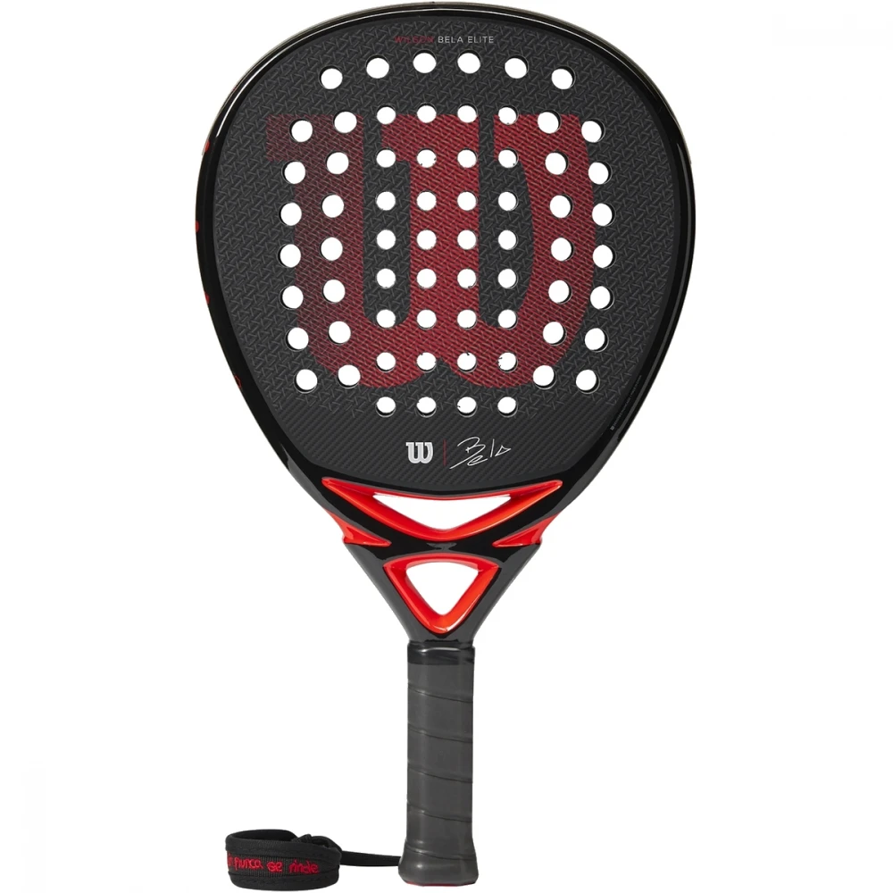 Wilson Bela Elite Padel Racket (Black/Red) 1 Wilson Bela Elite Padel Racket (Black/Red)