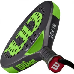 Wilson Blade Team V2 Padel Racket (Black/Neon Green) 5 Wilson Blade Team V2 Padel Racket (Black/Neon Green) -Racket Equipment Store WR067411U Wilson Blade Team v2 Padel Racket Black Neon Green c 1000 1000