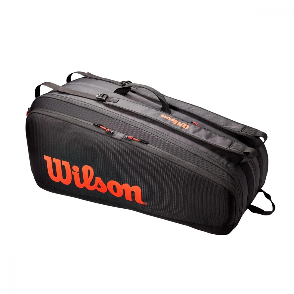 Wilson Tour 12 Pack Tennis Bag (Red/Black) - Image 2