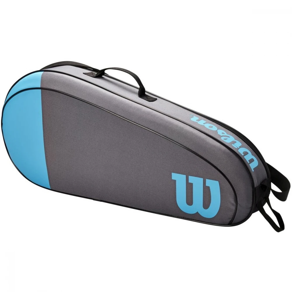 Wilson Team 3 Pack Tennis Bag (Blue/Gray) 1 Wilson Team 3 Pack Tennis Bag (Blue/Gray)