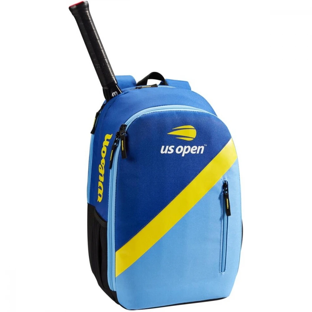 Wilson US Open Tennis Backpack (Blue/Yellow/Navy) 2 Wilson US Open Tennis Backpack (Blue/Yellow/Navy) - Image 2