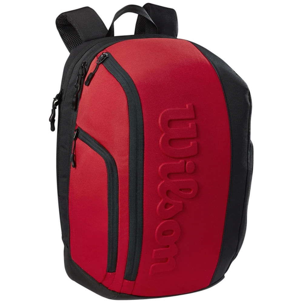 Wilson Clash V2 Super Tour Tennis Backpack (Black/Red) 2 Wilson Clash V2 Super Tour Tennis Backpack (Black/Red) - Image 2