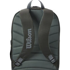 Wilson Tour Tennis Backpack (Dark Green) -Racket Equipment Store WR8022301001 Wilson Tour Tennis Backpack Dark Green c 1000 1000