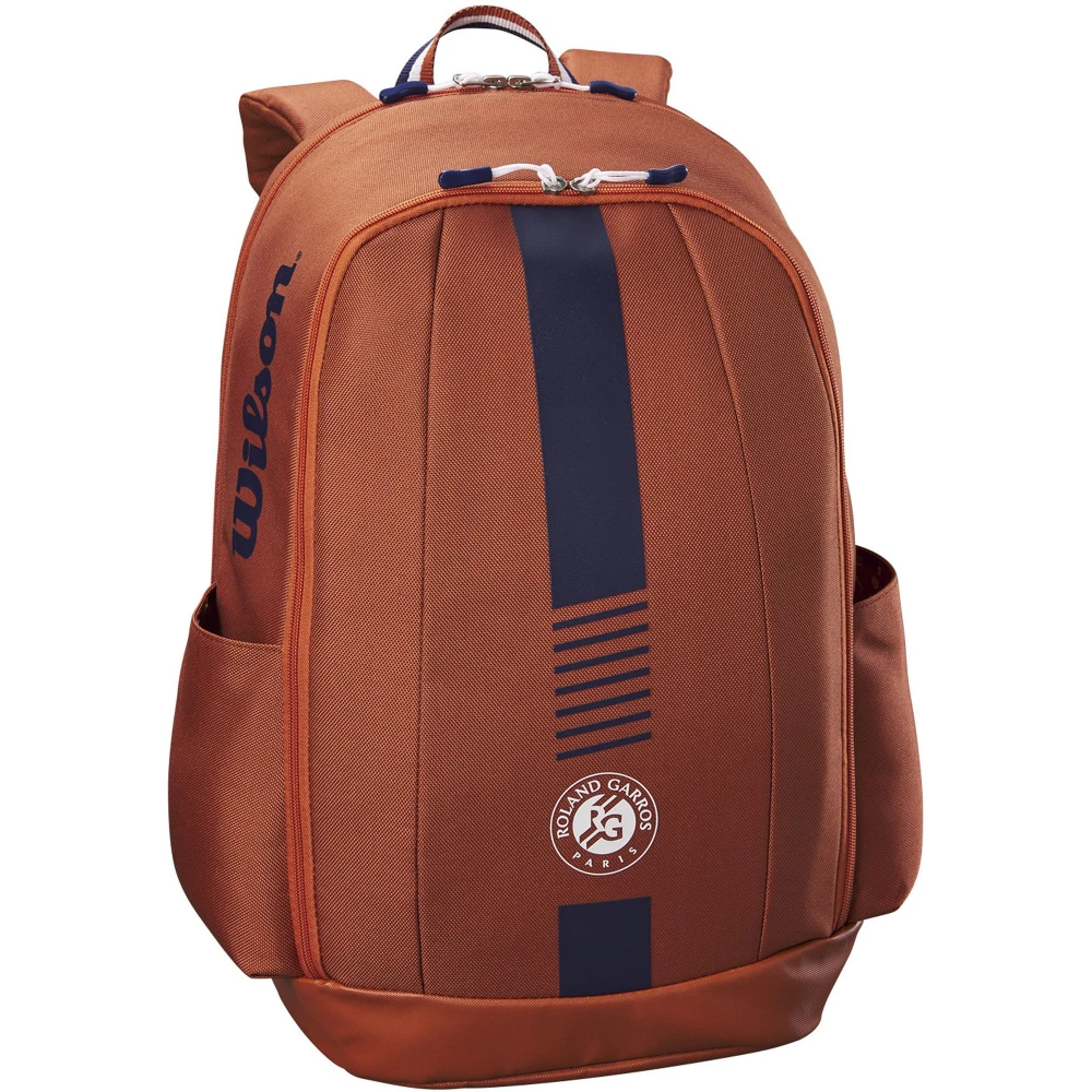 Wilson Roland Garros Team Tennis Backpack (White/Clay/Navy) 1 Wilson Roland Garros Team Tennis Backpack (White/Clay/Navy)