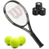 Wilson H2 Hyper Hammer Tennis Racquet Bundled W 3 Overgrips And 3 Tennis Balls