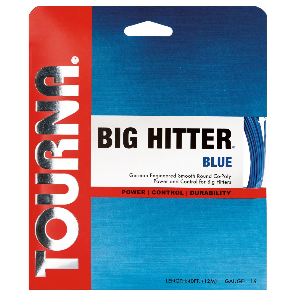 Tourna Big Hitter Blue 17g Tennis String (Set) 1 Tourna Big Hitter Blue 17g Tennis String (Set)
