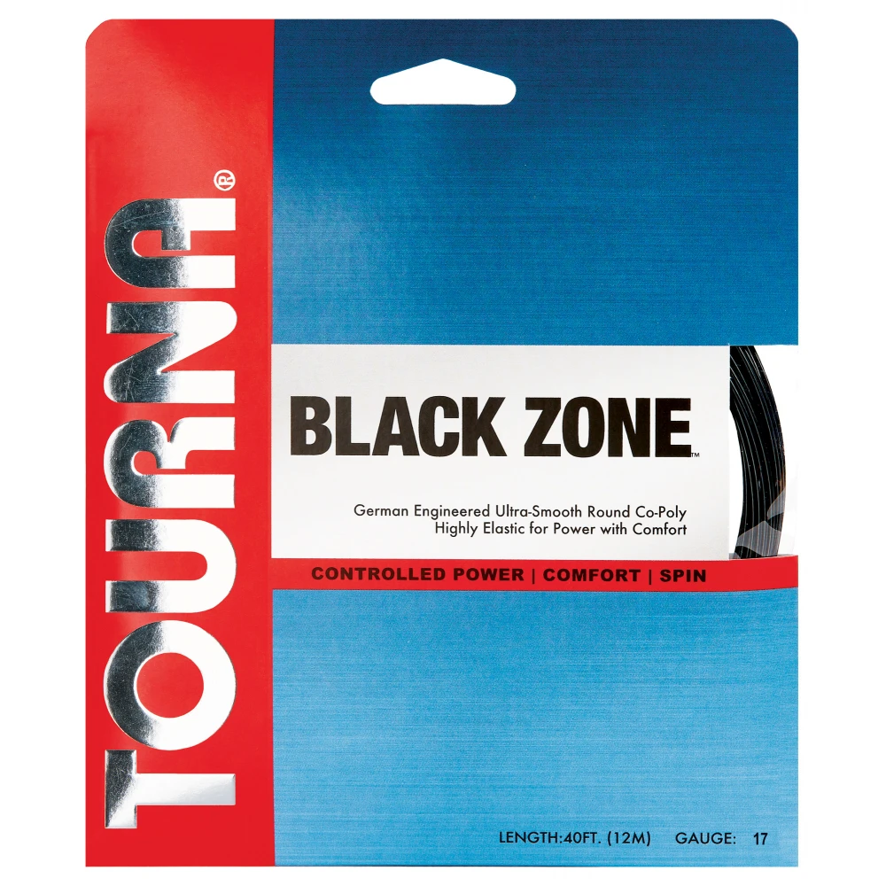 Tourna Big Hitter Black Zone 17g Tennis String (Set) 1 Tourna Big Hitter Black Zone 17g Tennis String (Set)