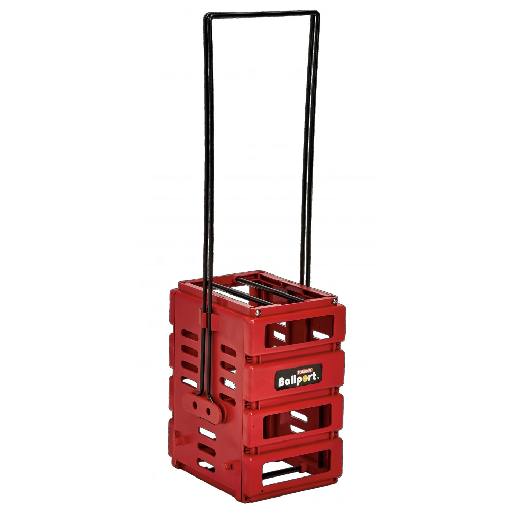 Tourna Ballport Mini 36-Ball Tennis Ball Hopper (Red Or Blue) 2 Tourna Ballport Mini 36-Ball Tennis Ball Hopper (Red Or Blue) - Image 2