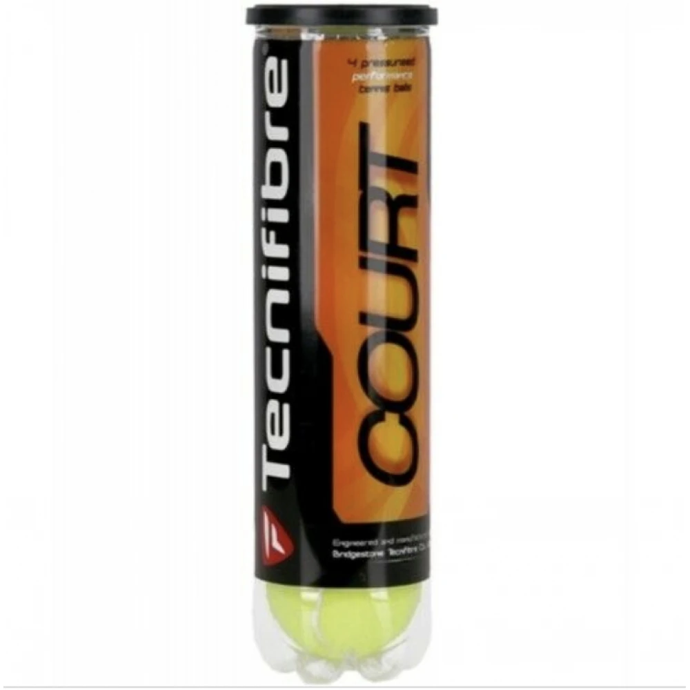 Tecnifibre Court Tennis Balls (Can Of 3) 1 Tecnifibre Court Tennis Balls (Can Of 3)