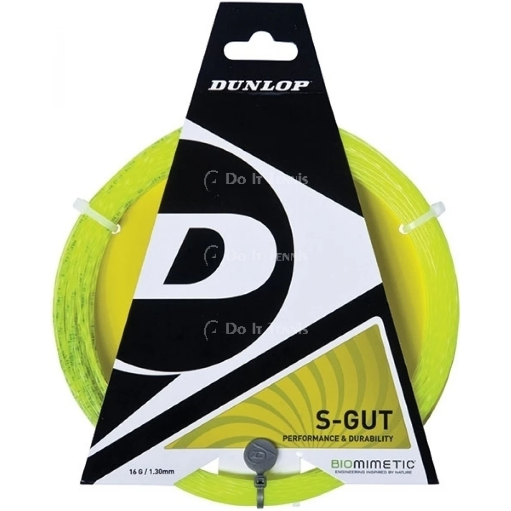 Dunlop S-Gut 17g Tennis String (Set) 1 Dunlop S-Gut 17g Tennis String (Set)