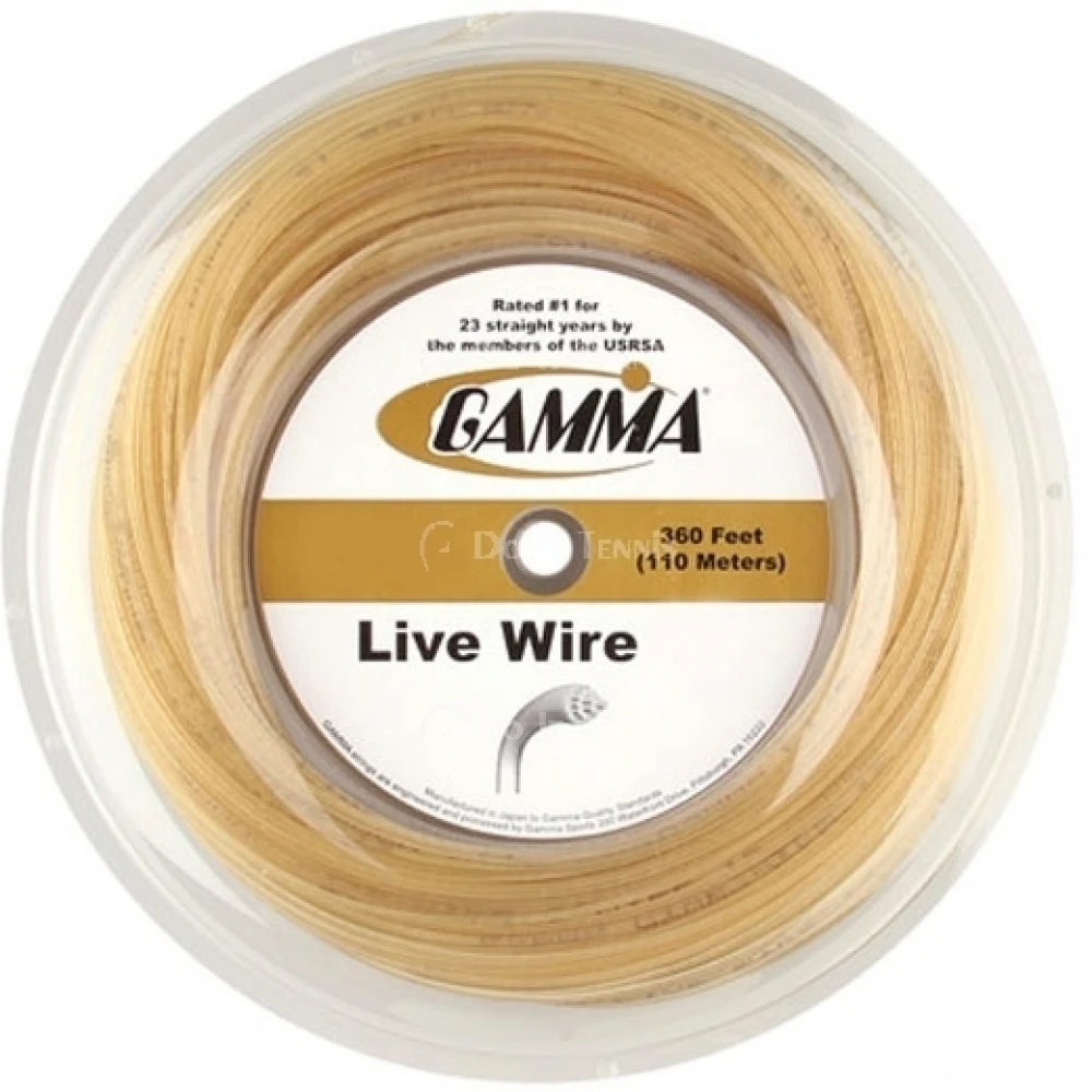 Gamma Live Wire 17g Tennis String (Reel) 1 Gamma Live Wire 17g Tennis String (Reel)